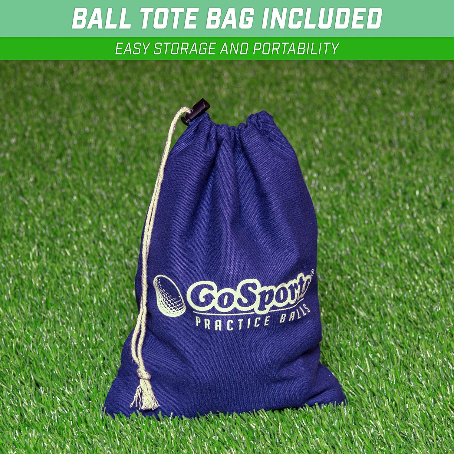Gosports All Purpose Golf Balls for Play or Practice - Choose 16 or 32 Packs with Tote Bag image number 1