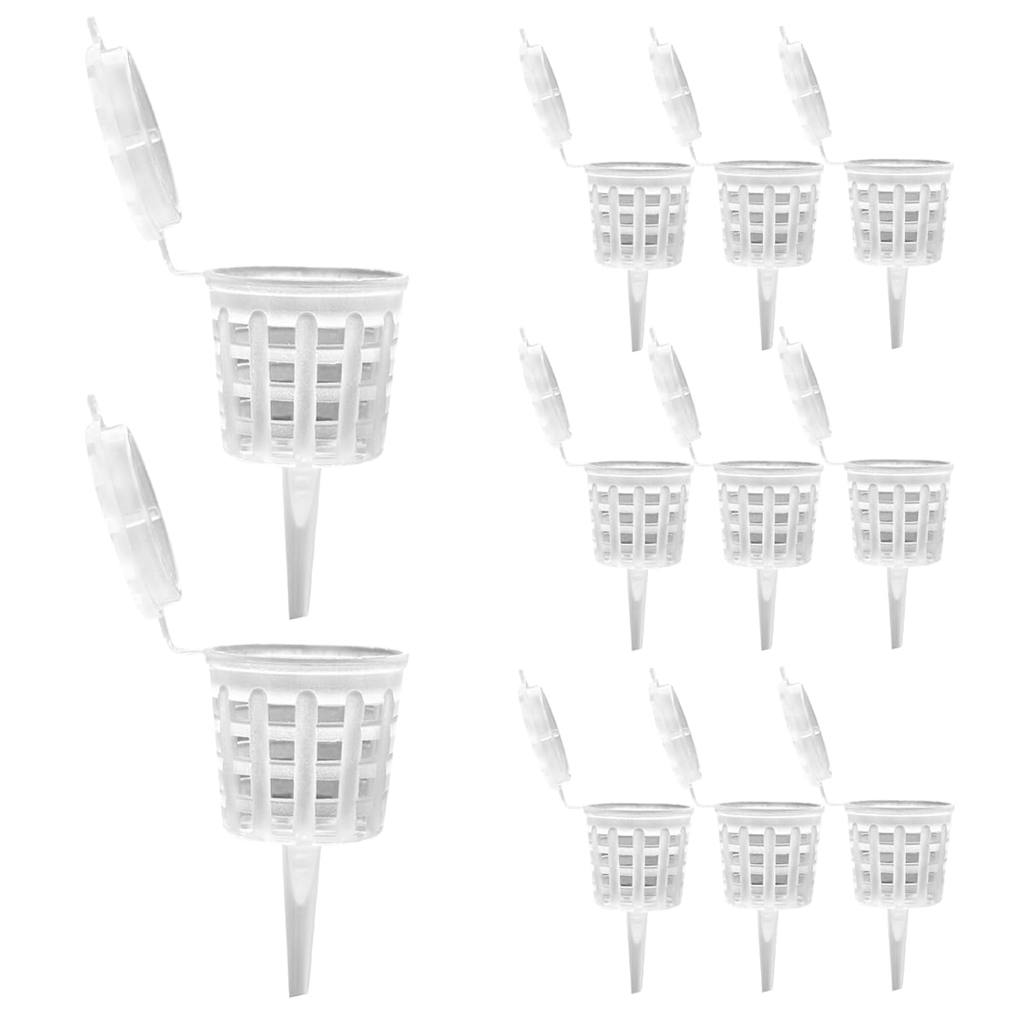 Bonsai Fertilizer Box | Fertilizer Baskets with Lid - Plant Planting & Care Supplies for Orchid Flower Plant Succulent Garden image number 3