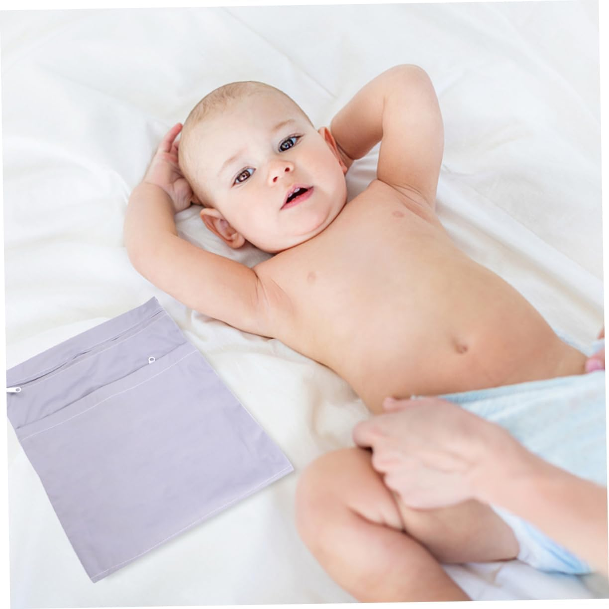 Toyvian Diaper Bag for Travel Wet Bag Diaper Caddy Organizer Large Capacity Compact image number 6