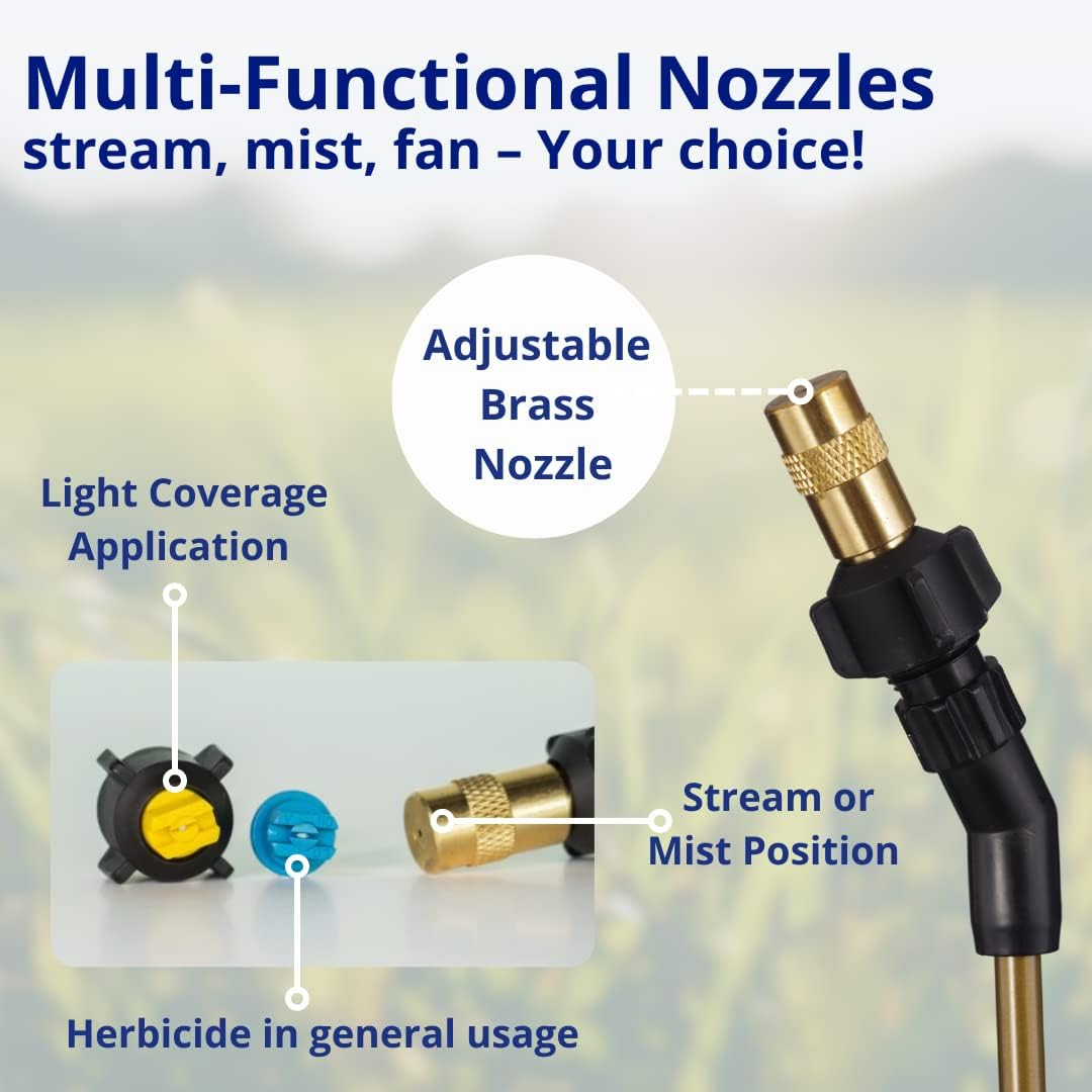 Sprayers plus 105Ex Effortless Backpack Sprayer - 20V Lithium Long Battery Life with High Grade Seals & O-Ring, Brass Wand & Nozzle image number 2