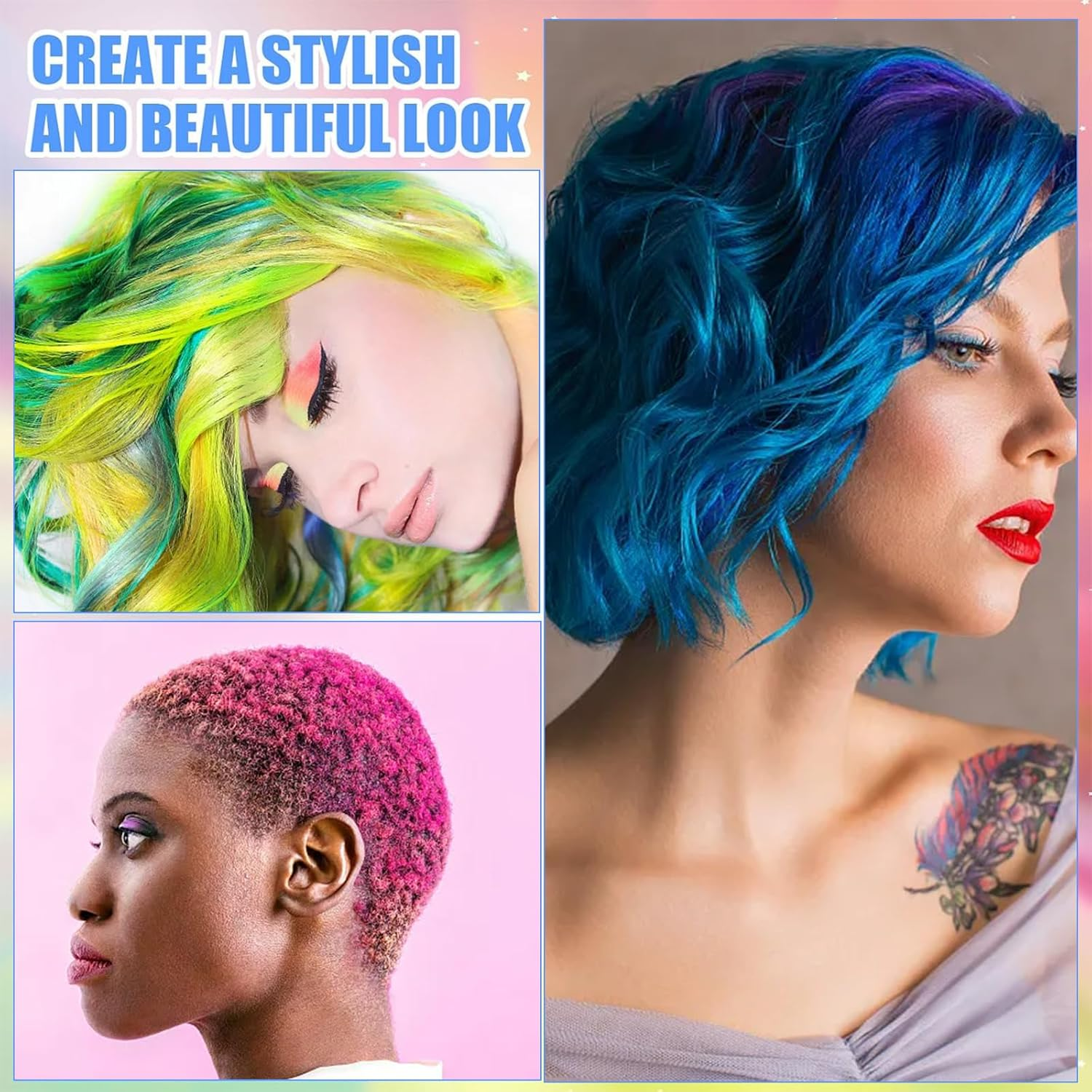 29 Pcs Hair Dye Bowl and Brush Kit, DIY Beauty Salon Hair Bleaching Tools Kit, Tint Bowl and Brush Set for Ear Cover, Shawl, Gloves, Hairdressing Clips, Highlighting Comb image number 1