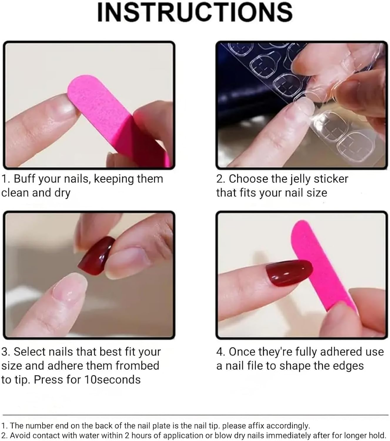 SEENEEY Brown Square Long Fake Nails French Style Extra Long with Gold Charm Designs Acrylic Nails Xl 24PCS image number 2