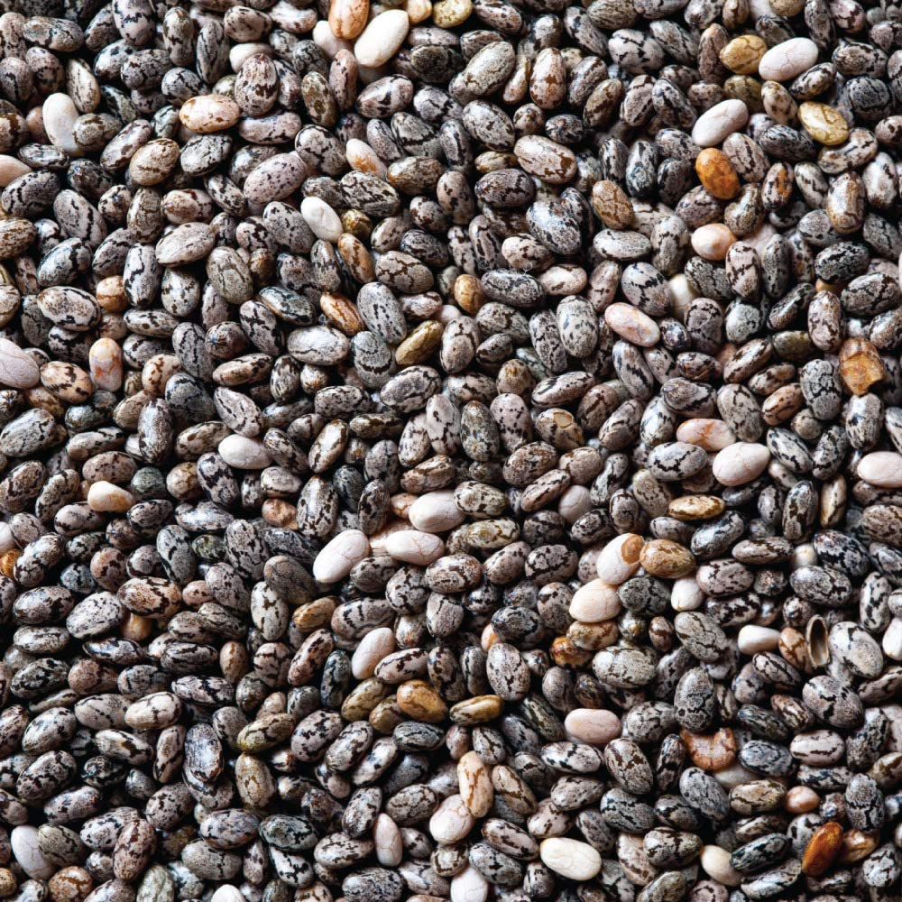 Honest to Goodness, Organic Black Chia Seeds, 1 Kilogram - Indulge in the Delightful Texture of These Tiny Seeds, a Perfect Nutrient-Rich Addition to Any Diet. image number 1