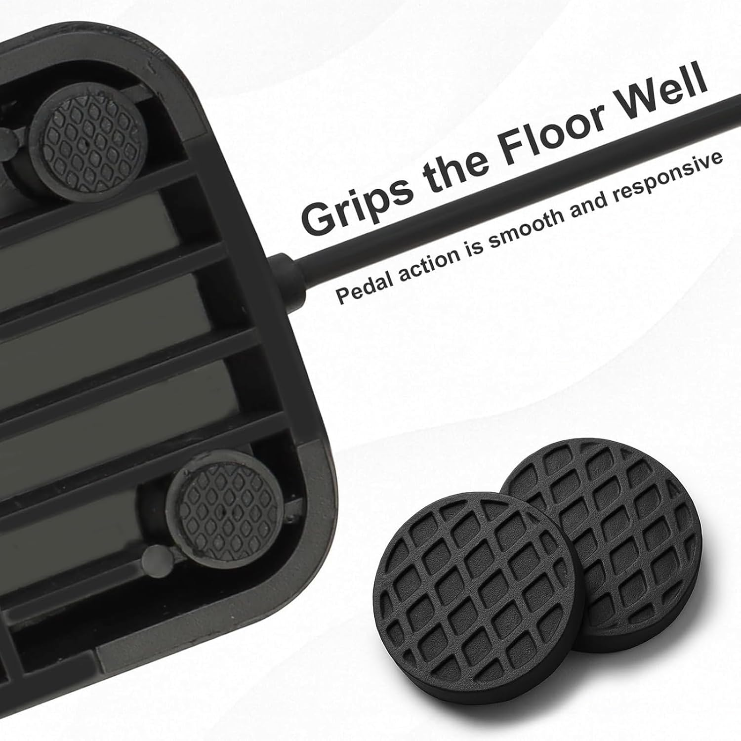 Sustain Pedal Universal for Yamaha Casio Roland Korg Behringer Moog Piano Midi Electronic Keyboards Style with Polarity Switch, 1/4'' Input Plug image number 4