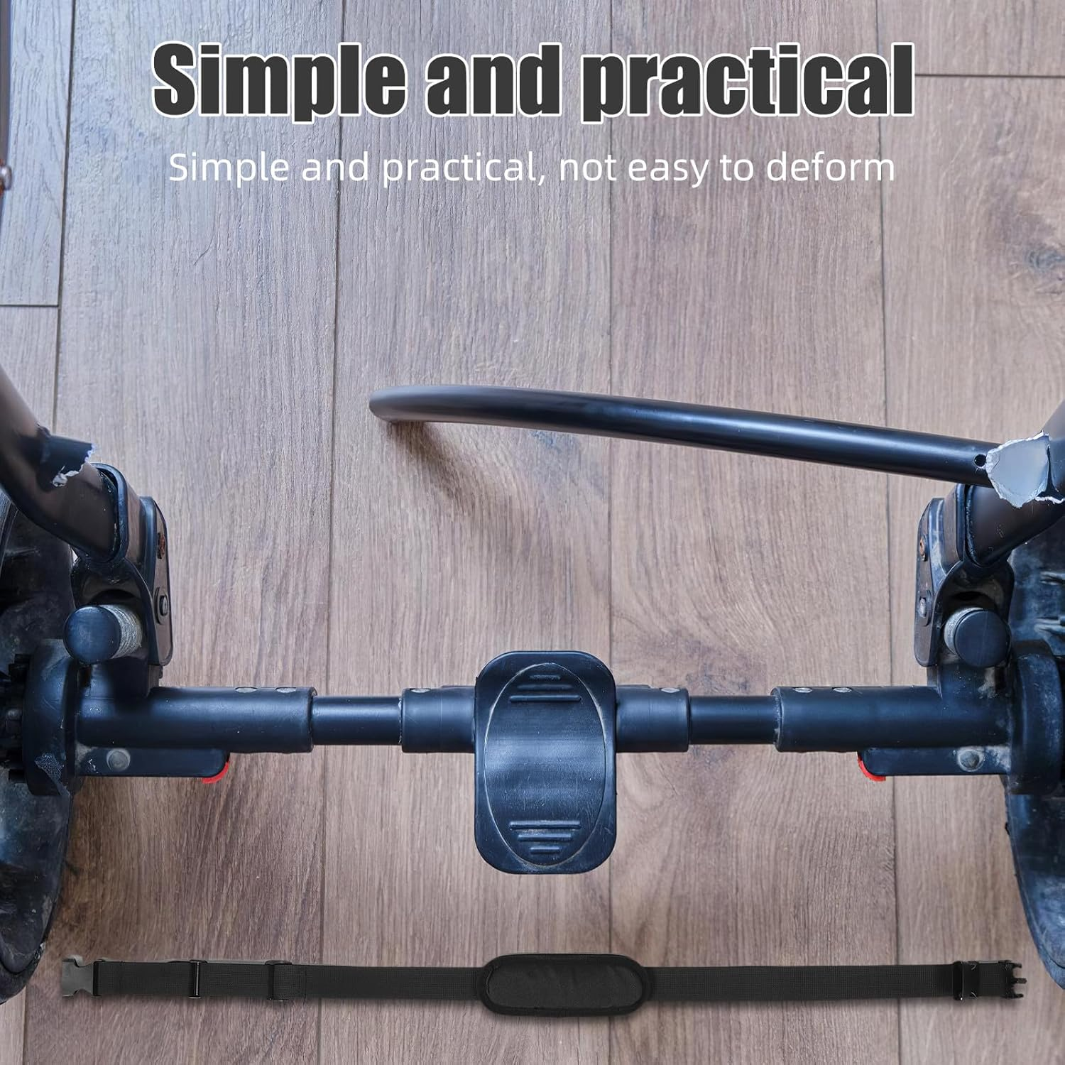 Gatuida 2Pcs Baby Stroller Handle Strap: Safety Wrist Leash - Adjustable Pram Wheelchair Hand Leash for Storing Items - Security-Accessory for Child Safety image number 1