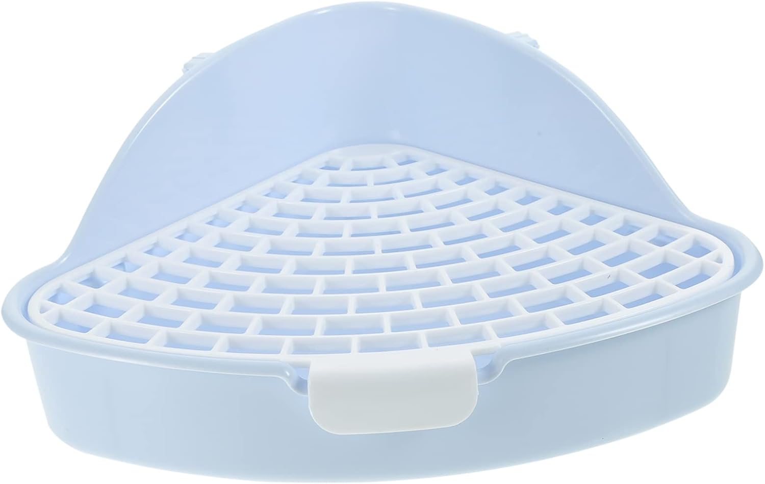 VILLFUL Rabbit Litter Box Corner Potty Trainer for Indoor Bunnies Triangle Pet Toilet for Animals Easy to Clean Pet Supply