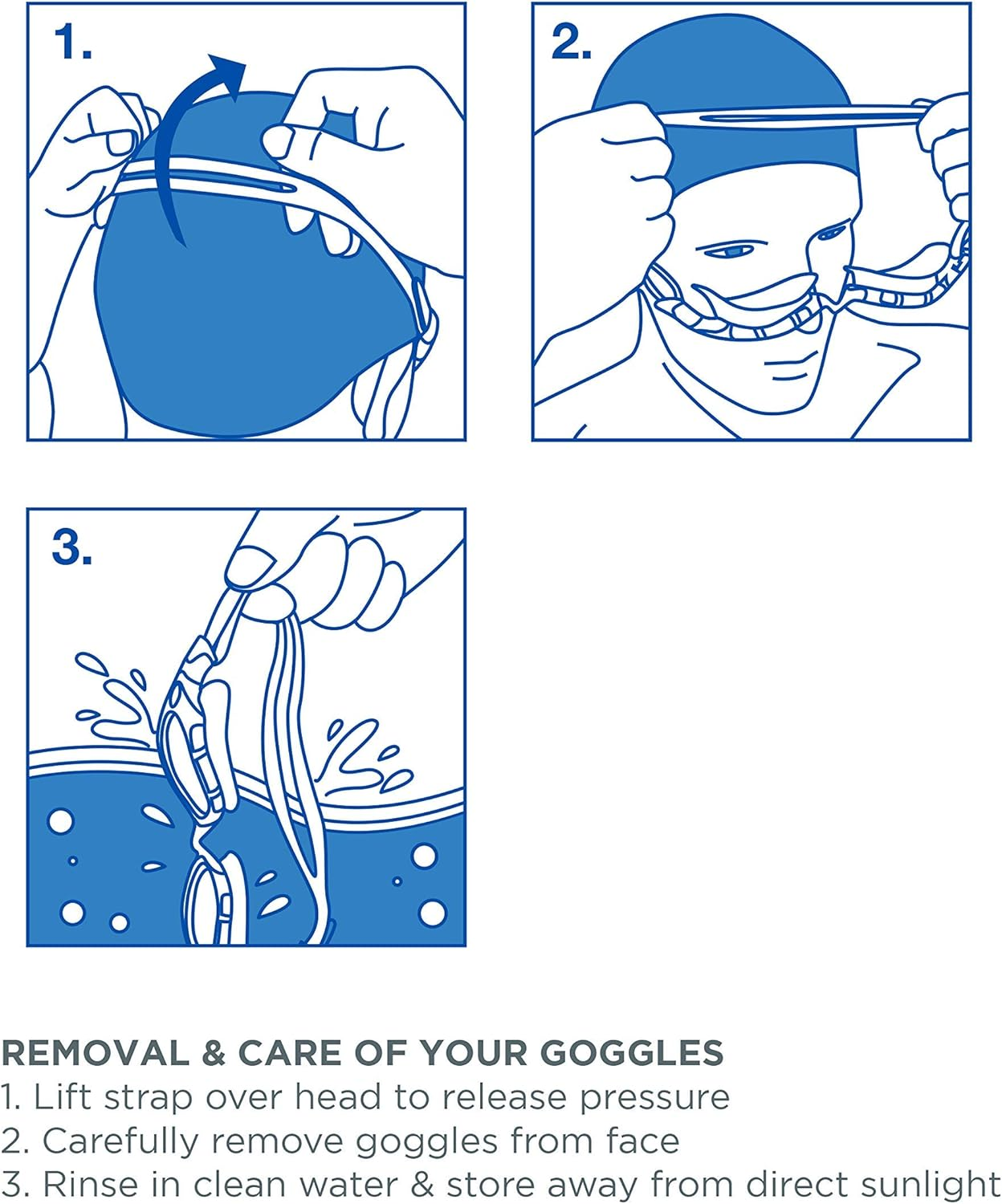 Zoggs Kids' Little Ripper Swimming Goggles Anti-Fog and Uv Protection (Up to 6), 0-6 Years - Pink/Purple image number 3