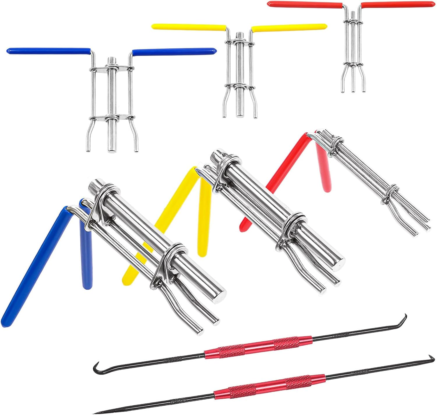 Tanstic 5Pcs Hydraulic Seal Installation Tools Kit, Hydraulic Cylinder Piston Rod Seal Installation Tool, Hydraulic Cylinder Piston Repair Seal Kit, Upgraded Seal Twistor Install Tool with Hook Set image number 1