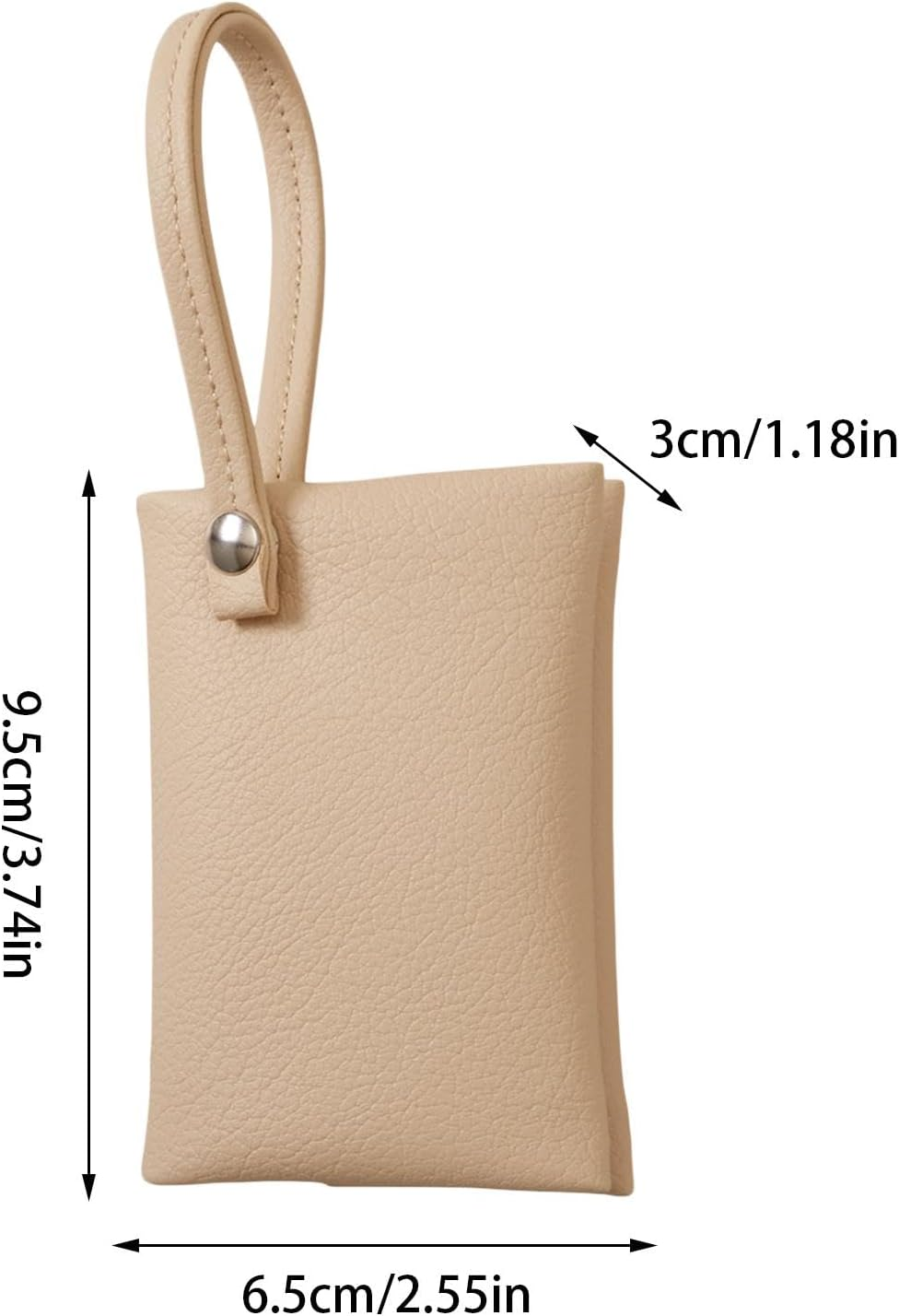 Purse Tissue Holder, Pocket Tissue Holder - Fashionable Waterproof Napkin Storage Bag - Outdoor Storage Supplies for Travel - Black image number 6