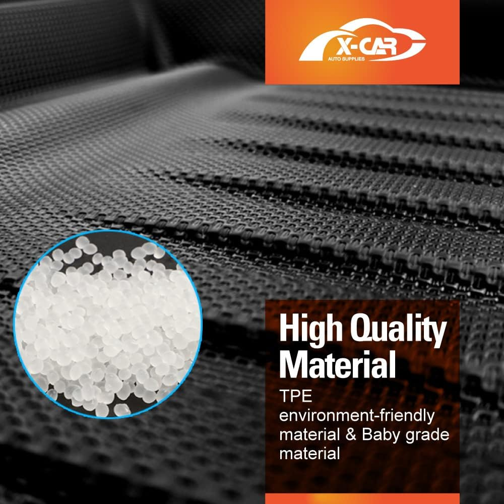 X-CAR Heavy Duty Cargo Trunk Mat Boot Liner Cover Luggage Tray for Toyota Kluger 2014 2015 2016 2017 2018 2019 2020 2021 image number 5