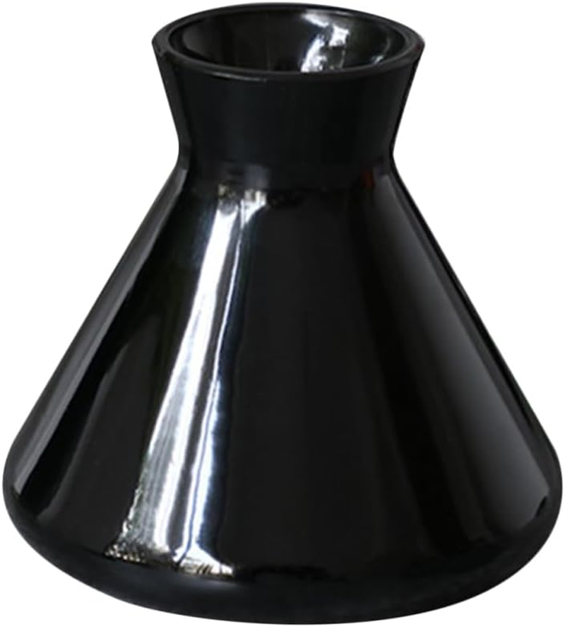 TEHAUX Glass Diffuser Bottle - Minimalist Empty Fragrance Container - Essential Oil Diffuser Jar for Home Office Replacement DIY Perfume Jars Black image number 5