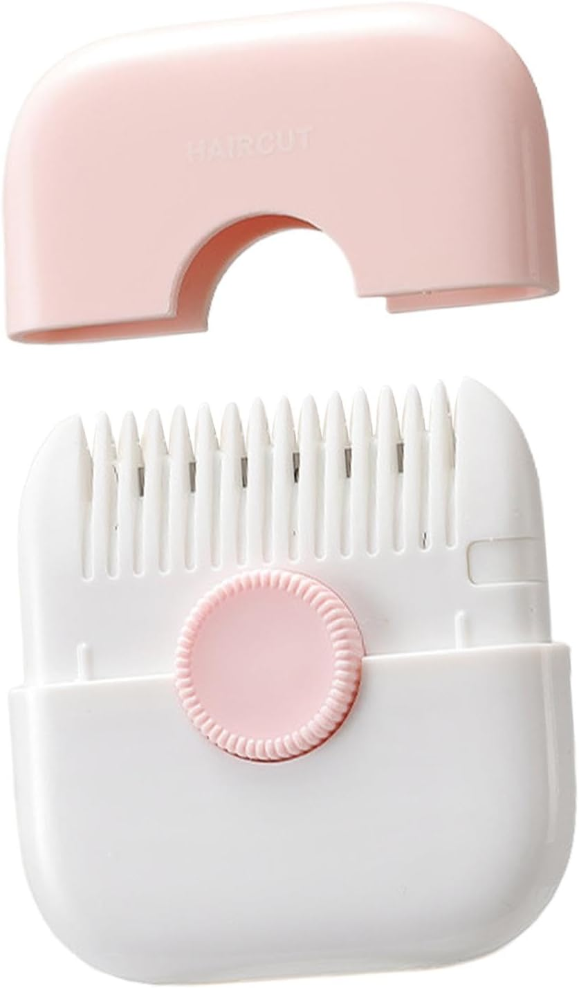 Koolsoo Hair Cutting Comb Mini Hair Trimmer, 2 in 1 Thinning Hair Haircut Tool, Professional Hair Cutting Trimmer Hair Razor Comb,Travel Size Portable, Green