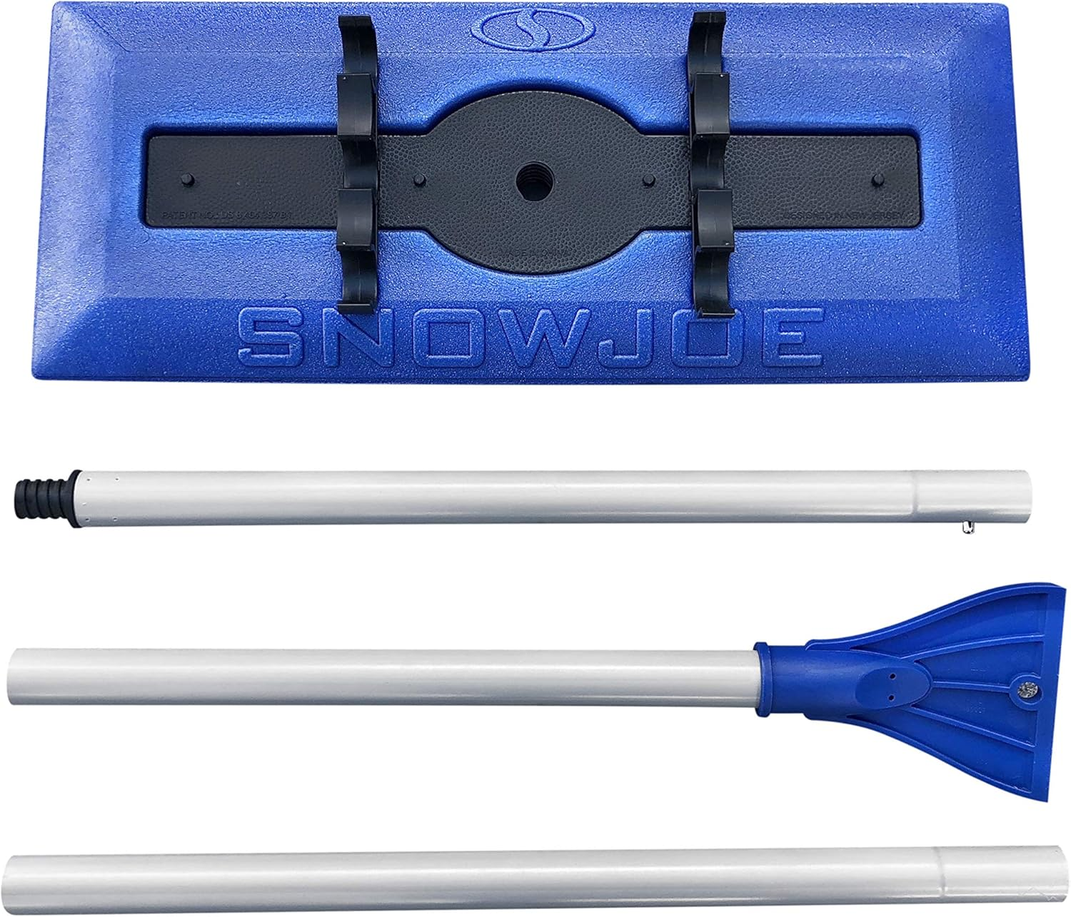 Snow Joe SJBLZD-AZ 2-In-1 Snow Broom with 18-Inch Foam Head + Large Ice Scraper, Blue image number 3