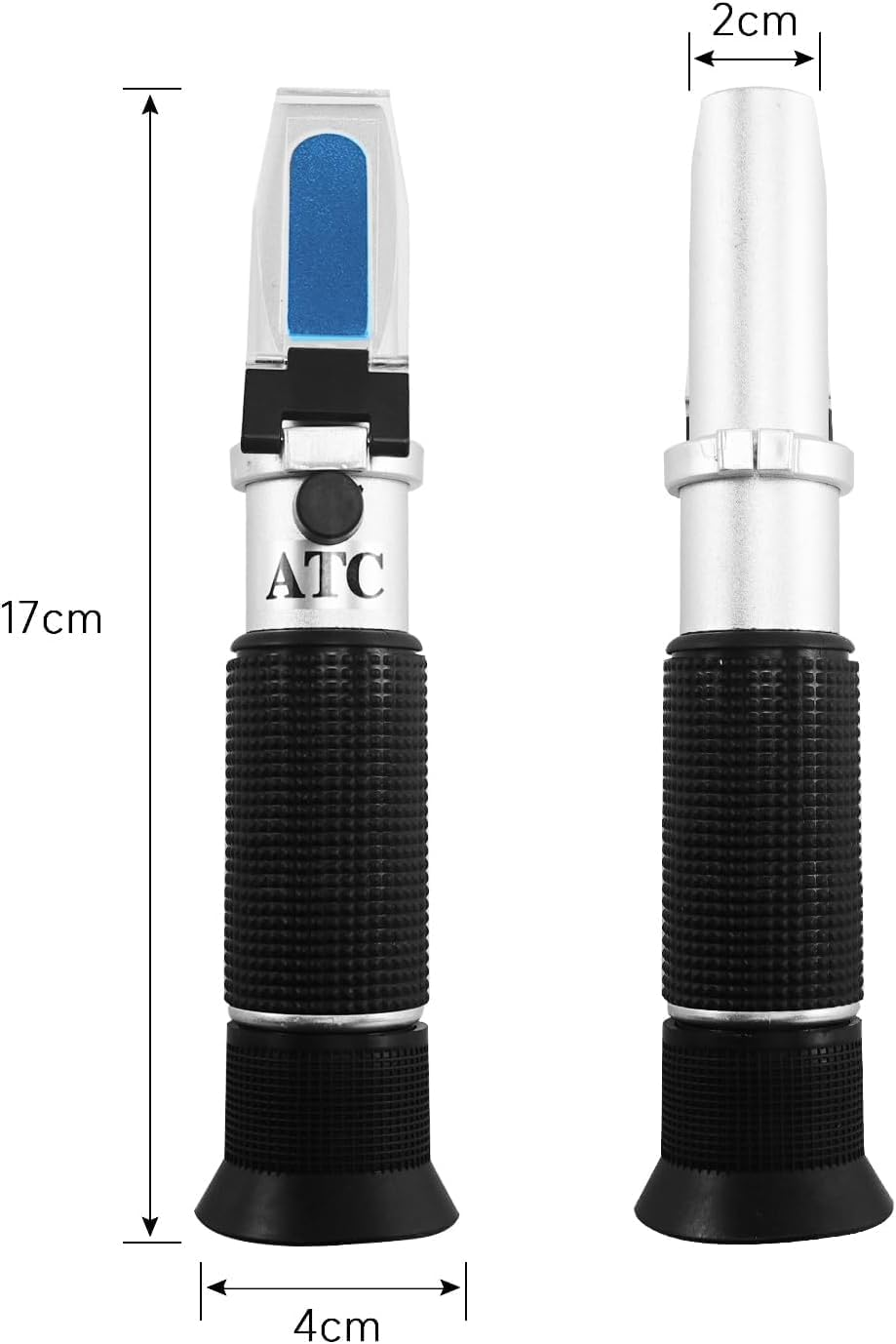 QUMOX 0&ndash;28% Salinity Refractometer with ATC, Optical Salt Meter for Sodium Chloride (Nacl) &ndash; Sea Water, Brine, Pickle, Food Processing &ndash; No Battery Needed, &plusmn;0.2% Accuracy image number 3