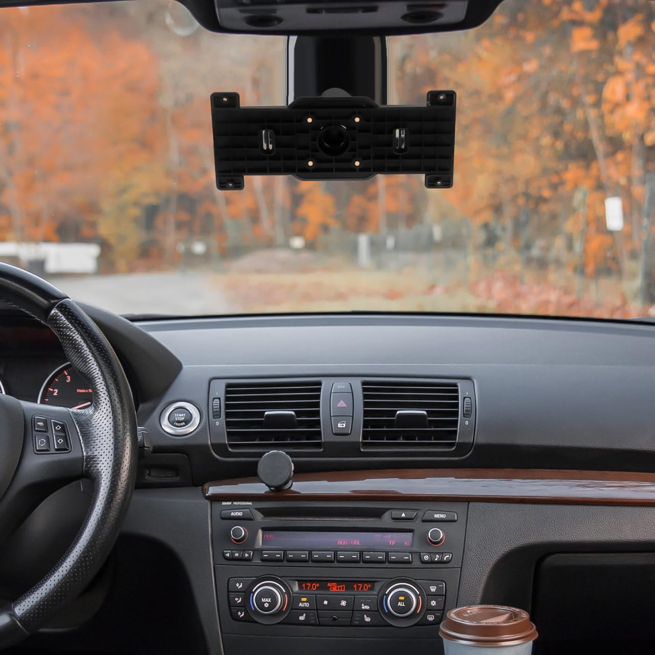 1 Set Car Rear View Mirror Back Plate Panel + Mirror Dash Cam Mount Arm Rear View Camera Mount Kit for Car DVR Instead of Strap image number 1