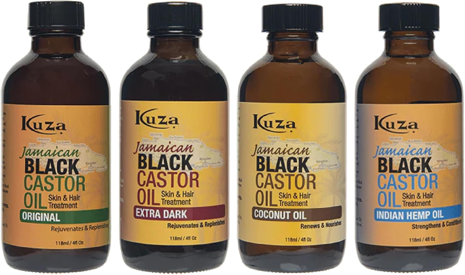 Kuza Naturals Extra Dark Jamaican Castor Oil, Black image number 2