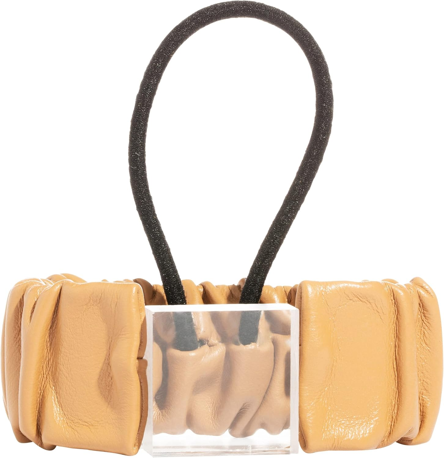 L. Erickson Snap Leather Pony Cuff, Camel image number 2