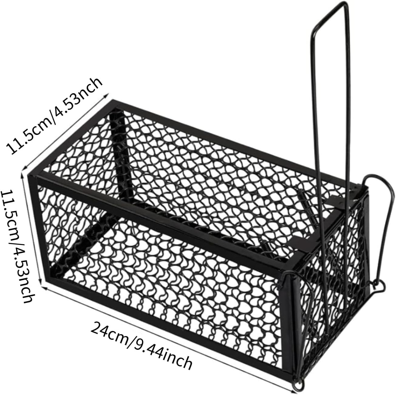 Lyfengdeam Humane Mouse Trap, Rat Cage Trap Suitable for Capturing Mice or Hamsters Alive, Friendly Small Animal Humane Live Cage Rat （2 Pack ） image number 4