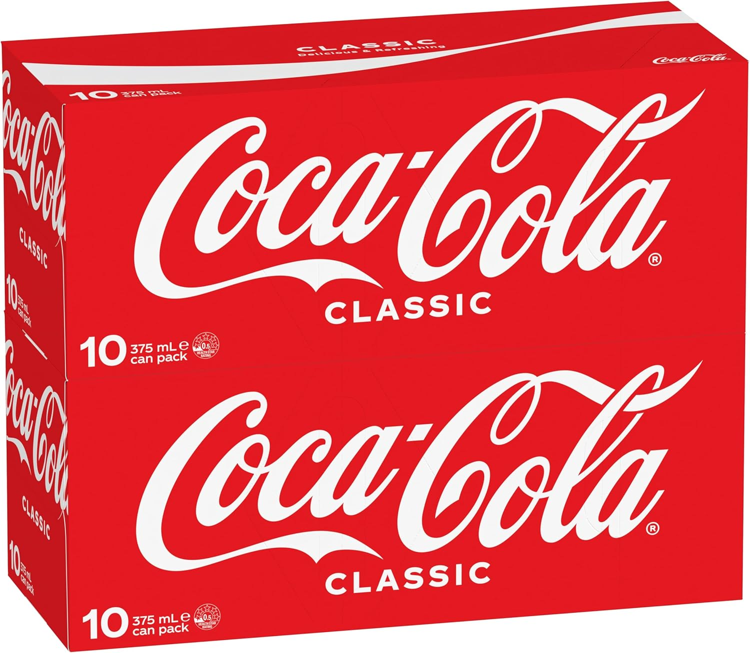 Coca-Cola Classic Soft Drink Multipack Cans 20 X 375 Ml (Packaging May Vary) image number 3