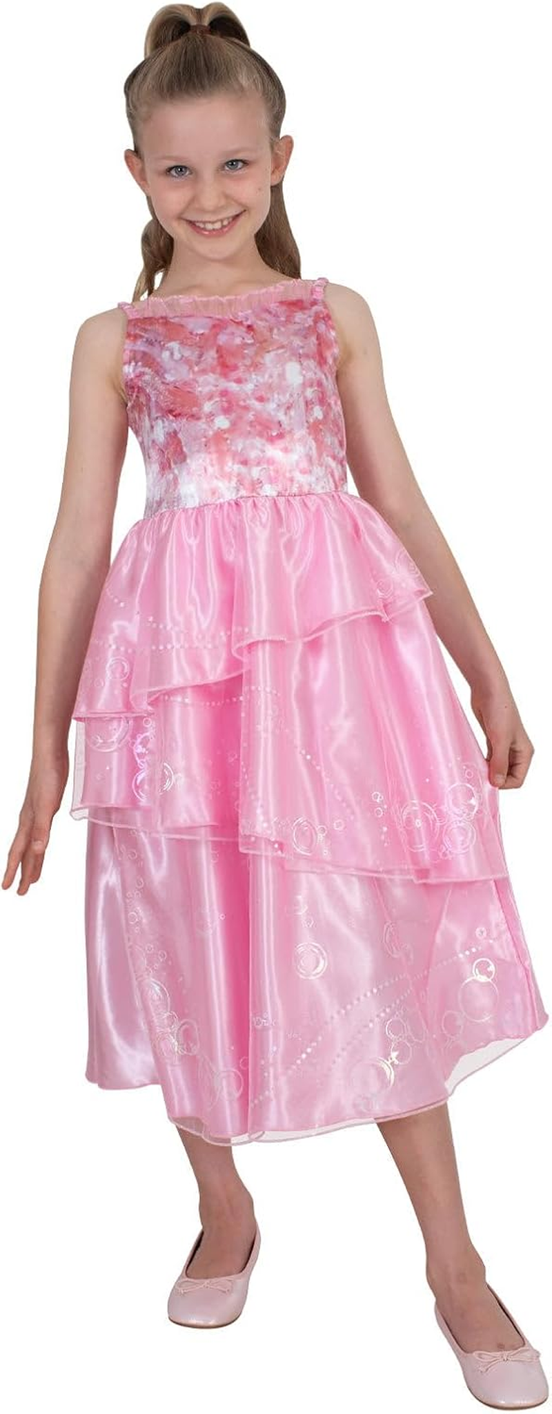 Glinda Deluxe Costume for Kids - Wicked - Medium (9-10 Yrs) image number 1