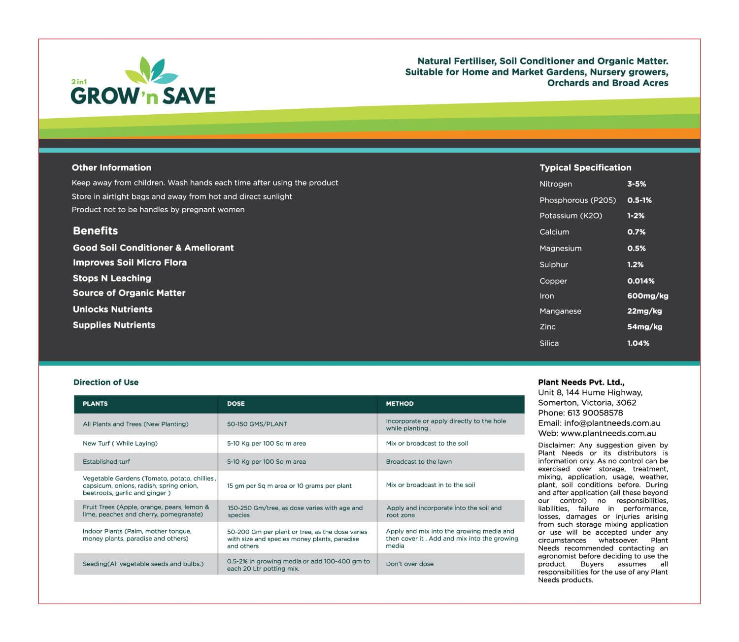 Grow N save 2.5 Kg Pellets - 100% Neem Cake Organic Fertiliser | Garden Fertiliser and Soil Conditioner | Natural Indoor Plant Fertiliser | Slow Release Fertiliser image number 5