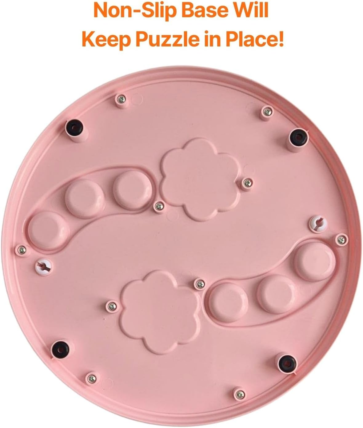 Dog Puzzle Feeder, Interactive Dog Game, Dog Enrichment for Small, Medium & Large Dogs, Treat Training Toy (Pink) image number 1