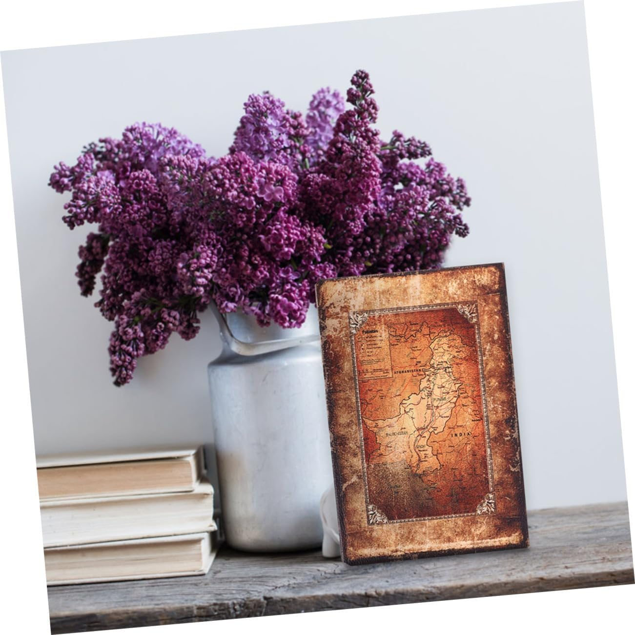 GARVALON Vintage Book Shaped Key Storage Box European Style Simulation Book Ornament Decorative Keepsake Organizer for Jewelry and Items for Home