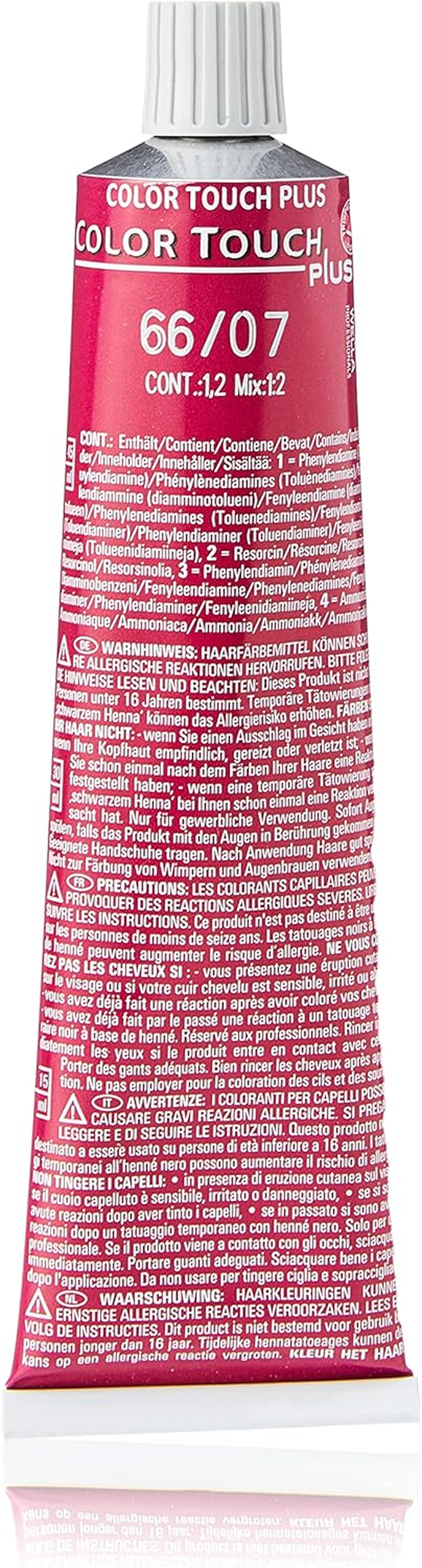 Wella Colour Touch plus 66/07 - Intense Dark Blonde - Natural Brown - 60Ml