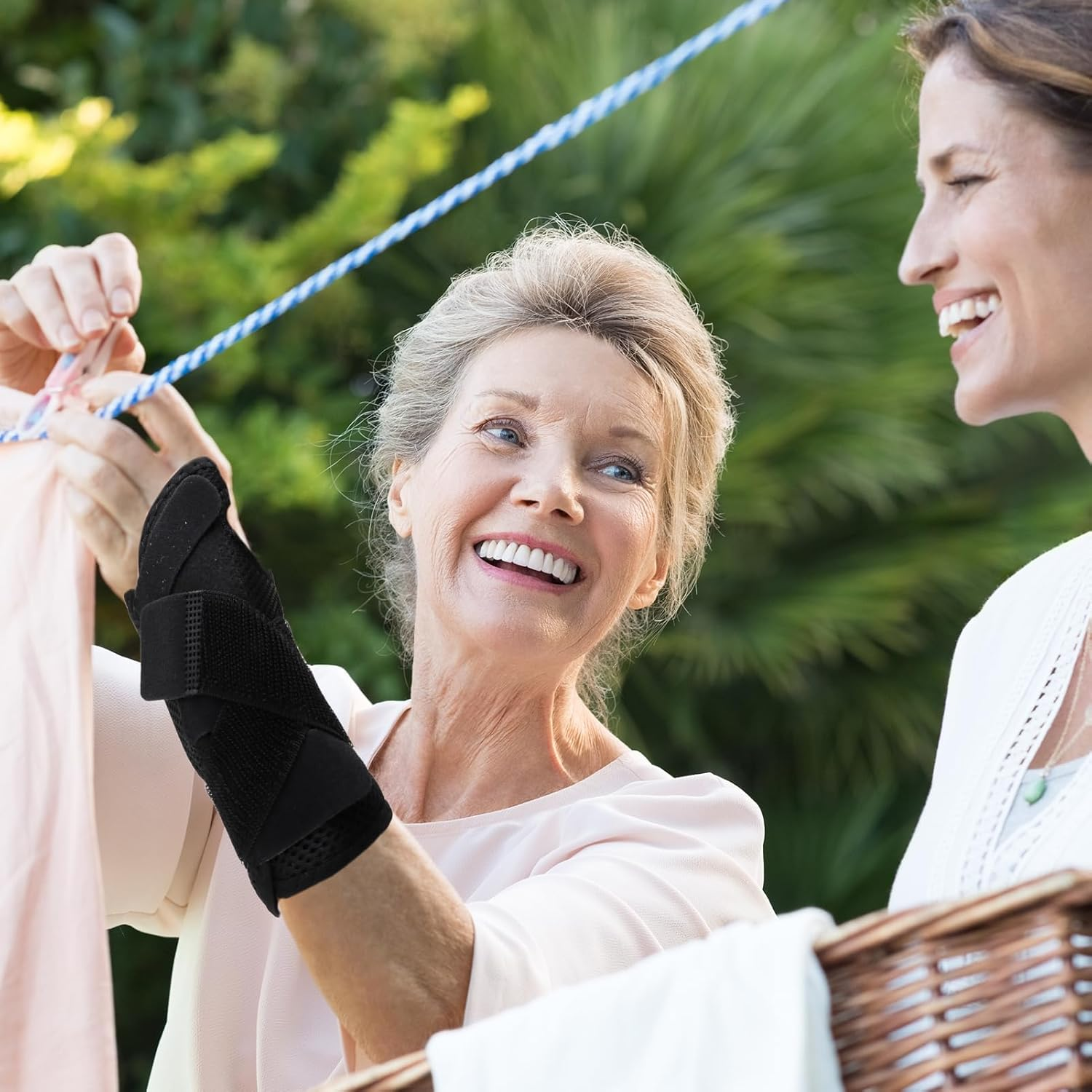 2 Pcs Carpal Tunnel Wrist Brace, Wrist Splint, Wrist Support Suitable for Both Hands (Steel), TFCC Relief, Breathable & Comfortable for Sleeping Work Sport Snowboarding Gym image number 2