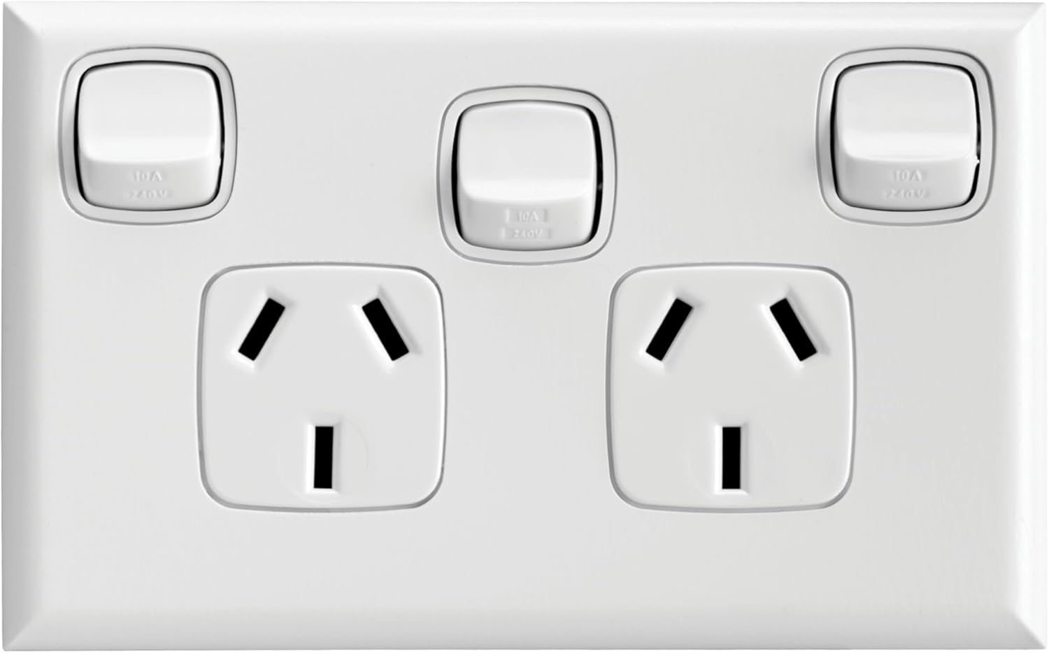 HPM Excel Double Powerpoint with Extra Switch, Matt White