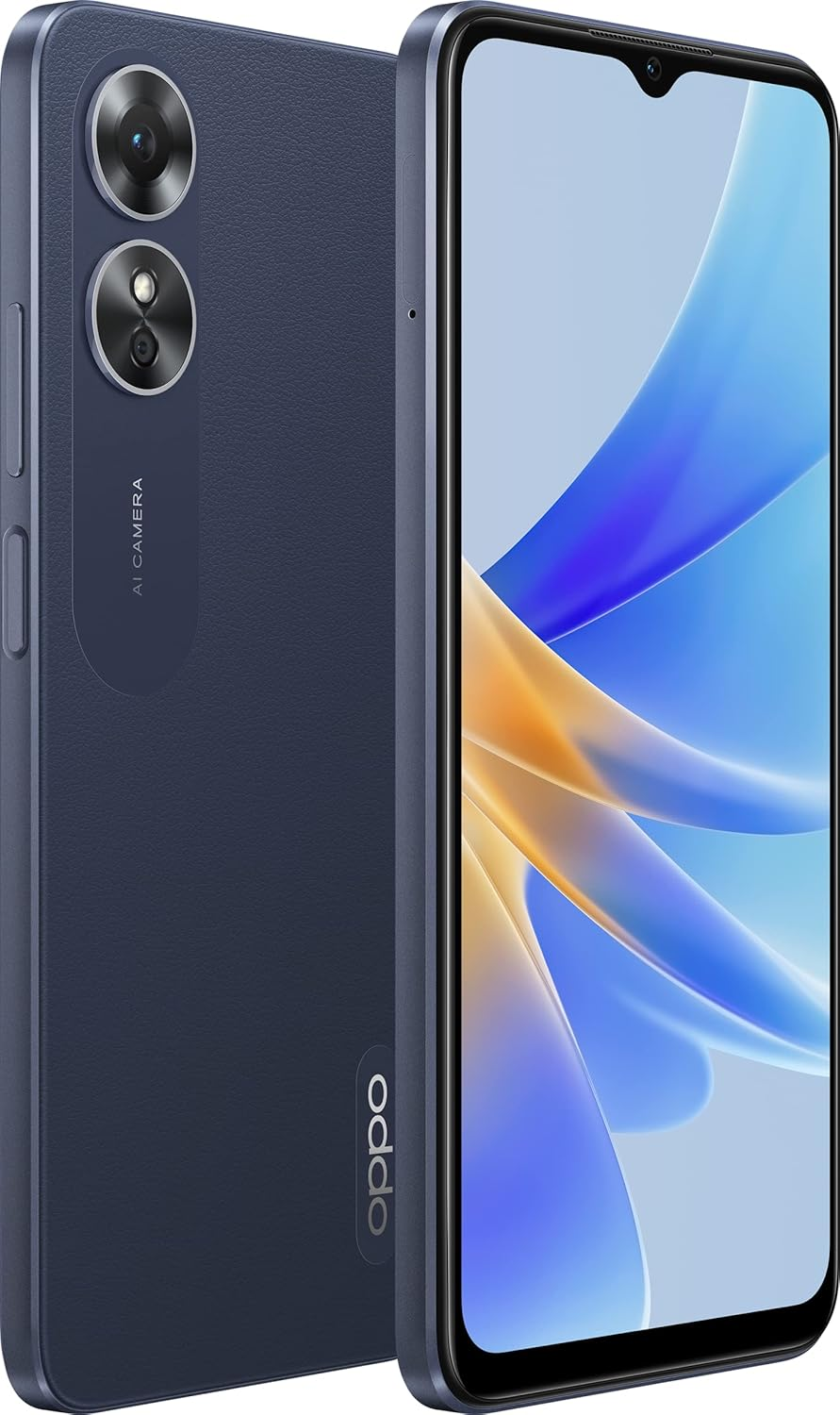 OPPO A17 Smartphone, 64GB, Midnight Black