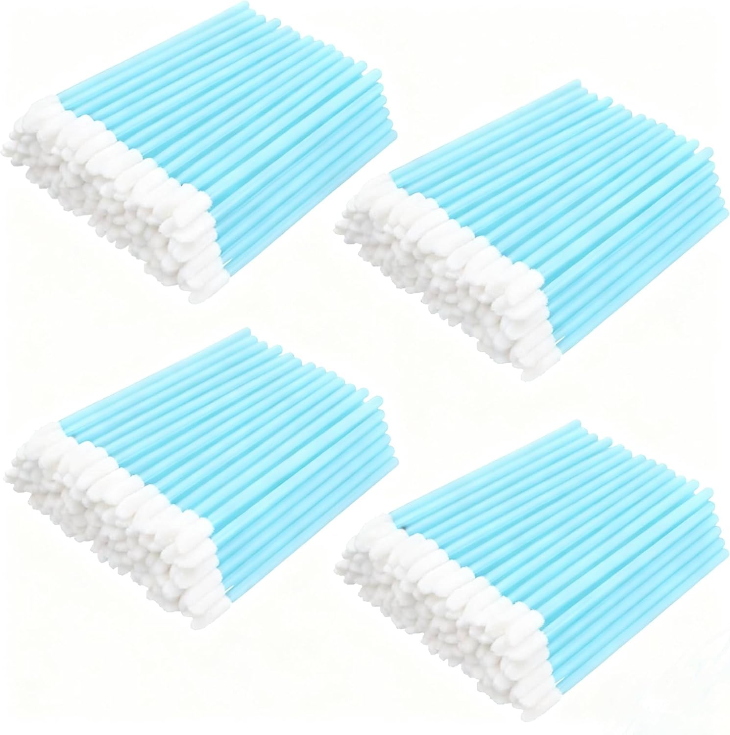 Pack of 400 Lip Brushes, Betterjonny Make-Up Lipstick Brush, Lip Gloss, Concealer Brush, Lipstick Stick Applicator, Lip Applicator Tool for Perfect Lip Makeup (Blue)