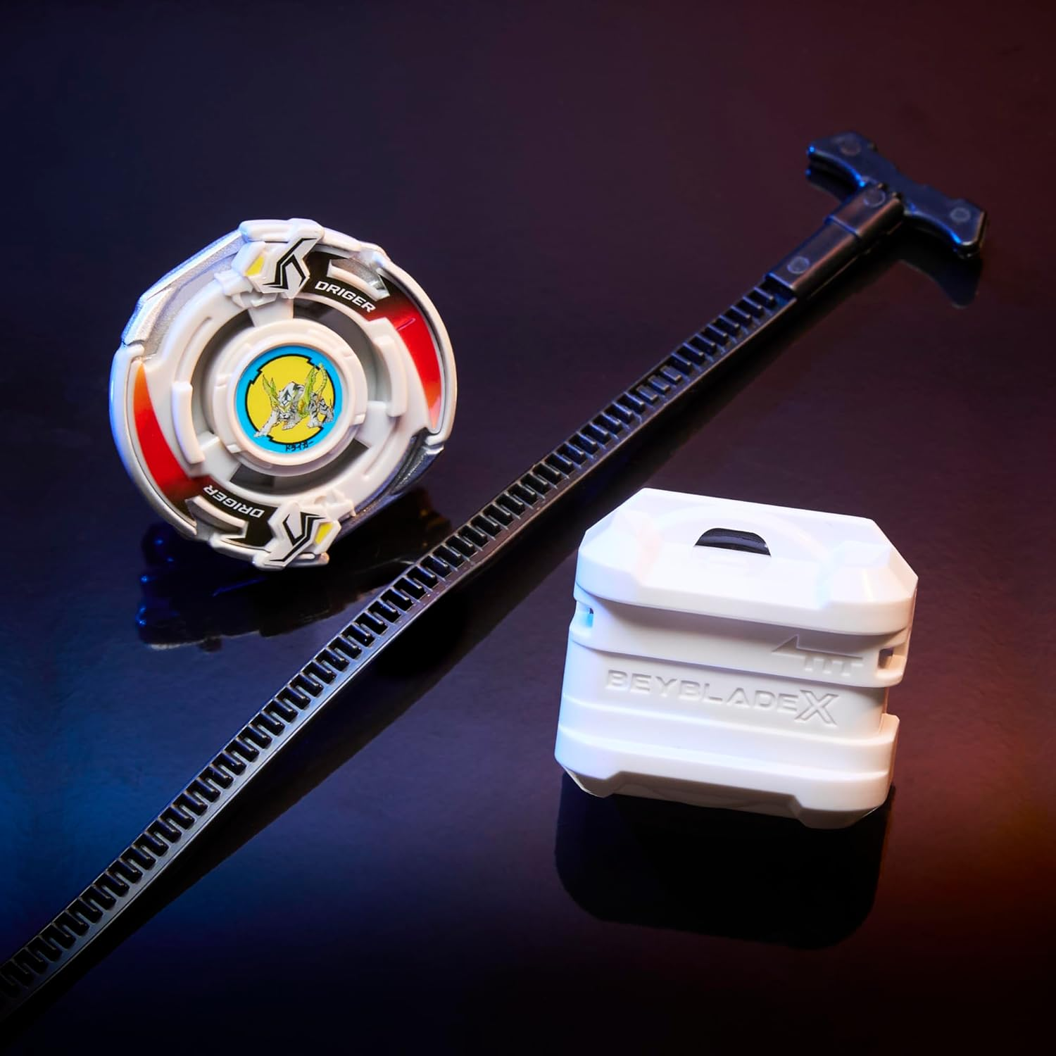 Beyblade X X-Over Project Driger Slash 4-80P Starter Pack Set with Takara Tomy Balance Type Top and Launcher, Battling Tops Game Toys, Ages 8+ image number 3