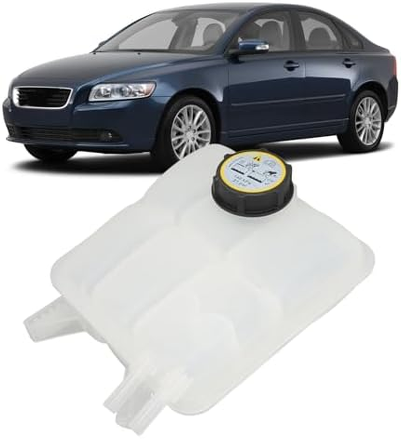 Coolant Expansion Tank, Engine Coolant Reservoir Radiator Tank with Cap, Coolant Fluid Overflow Expansion Reservoir Tank Fit for Mazda 3 All Engine 2004 to 2009 image number 2