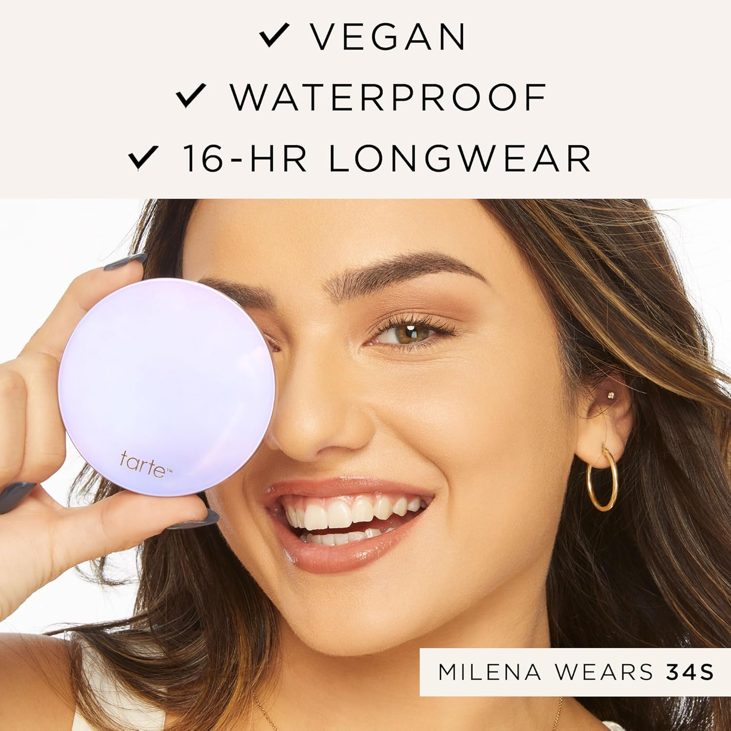 Tarte Face Tape Pressed Powder - 20B Light Beige(Light Skin with Cool, Pink Undertones) - Full Size image number 4