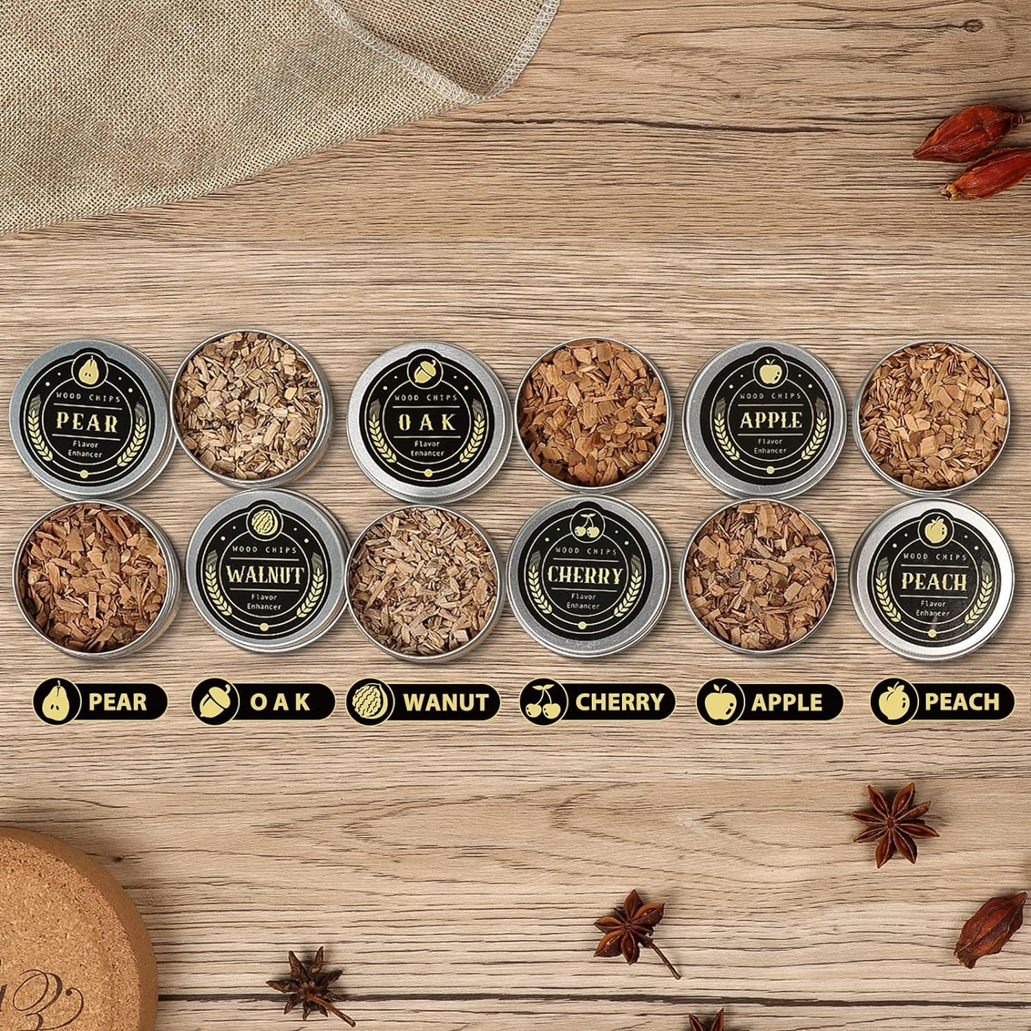 Combojoy Bourbon Gifts for Men - Cocktail Smoker Kit with Torch and Wood Chips for Whiskey and Bourbon, Old Fashioned Cocktail Kit, Whiskey Gifts, for Dad, Husband and Cocktail Lovers image number 3