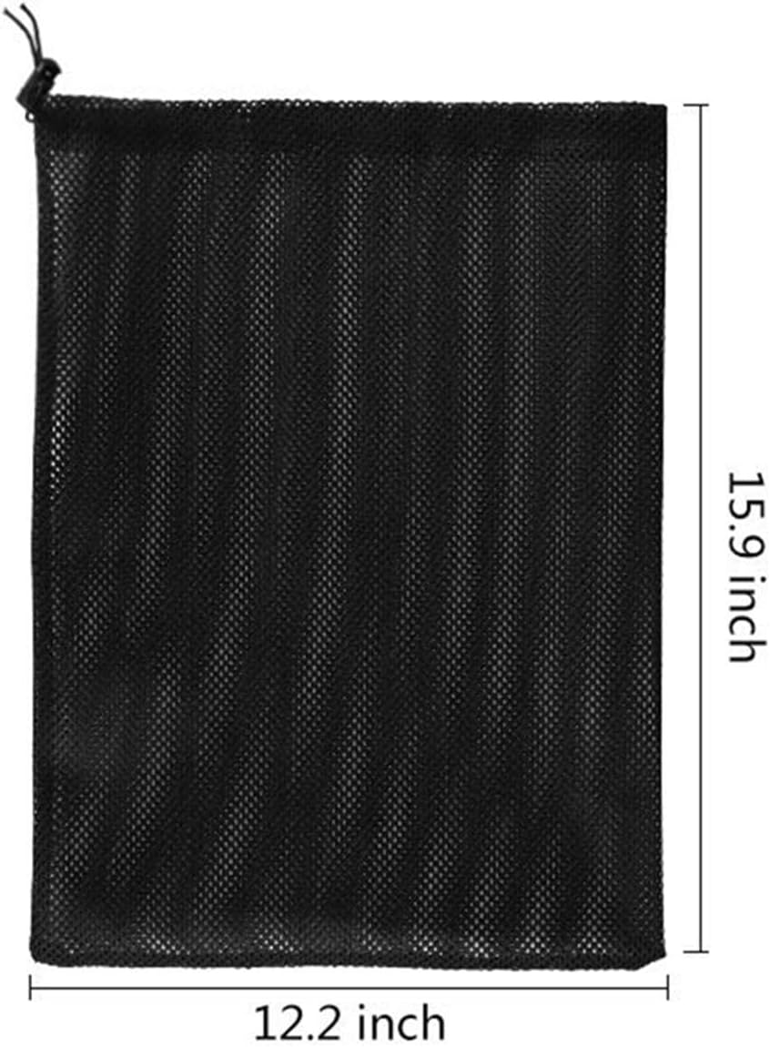 Heavy Duty Mesh Pump Bag, Improved Barrier Bag with Adjustable Cord, Compatible Pond and Pool Filters | Protective Net for Water Pump, Stable Filtration, Durable Protection Against - 2 Pieces image number 6