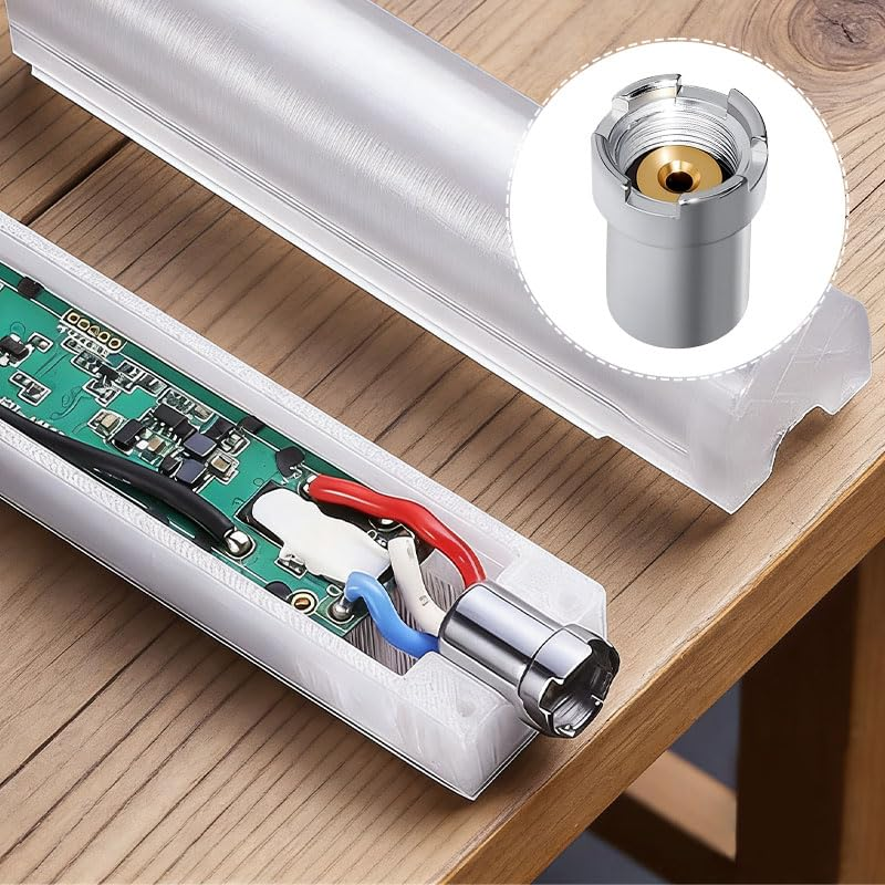 4 Pcs 510 Threaded Magnetic Adapters, Thread Screw Magnetic Converter Connector for Electronic Device Repair Accessories, Silver image number 3