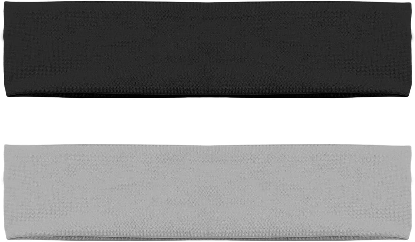 ALLY-MAGIC Stretchy Elastic Solid Headbands, Cotton Sports Hairband for Women Girls, Suitable for Yoga, Pilates, Running, Cycling Y6-TLFD