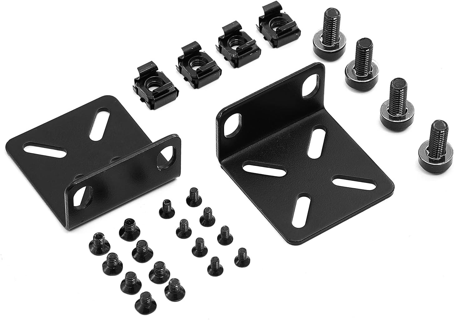 Mokerlink Rack Mount Kit for 17.3 Inch Wide Switches, Adjustable Hole Distance 14-29Mm, 0.5-1.14Inch, Compatible for Some Cisco, NETGEAR, Dell, D-Link, Linksys, HP, Trendnet, Buffalo Tech Products image number 2