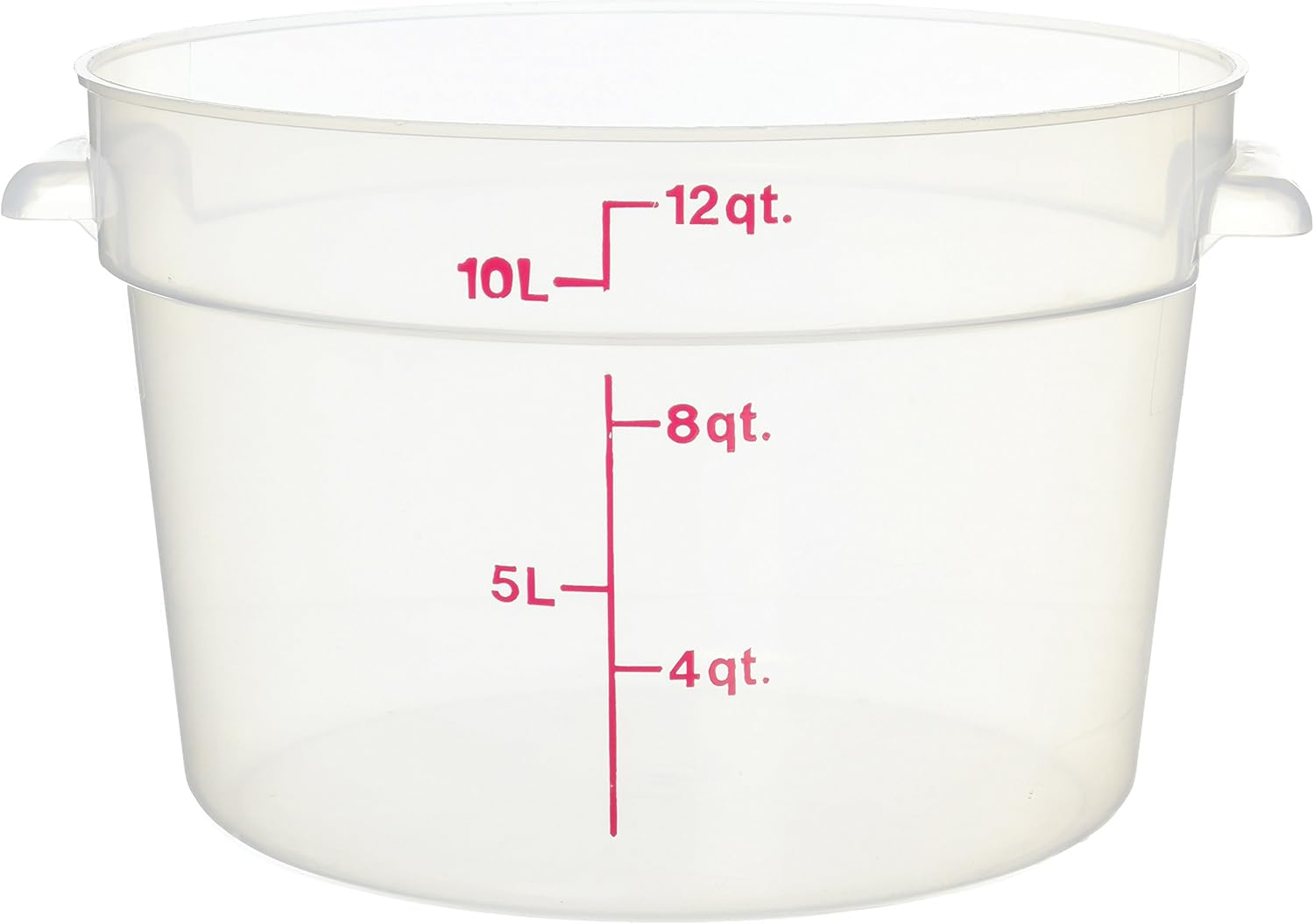 Cambro Cambro (RFS2PP190) 2 Qt. round Polypropylene Food Storage Container - Camwear, RFS2PP, Plastic, Clear, 2-Quart image number 2