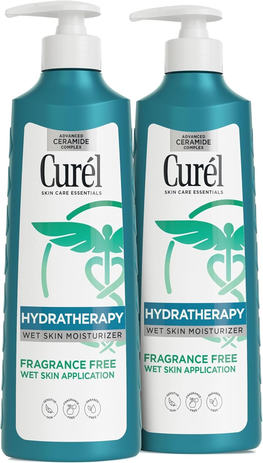 Curel Hydra Therapy in Shower Lotion, Wet Skin Moisturizer for Dry or Extra-Dry Skin, with Advanced Ceramide Complex, 12 Oz, Pack of 2 image number 3