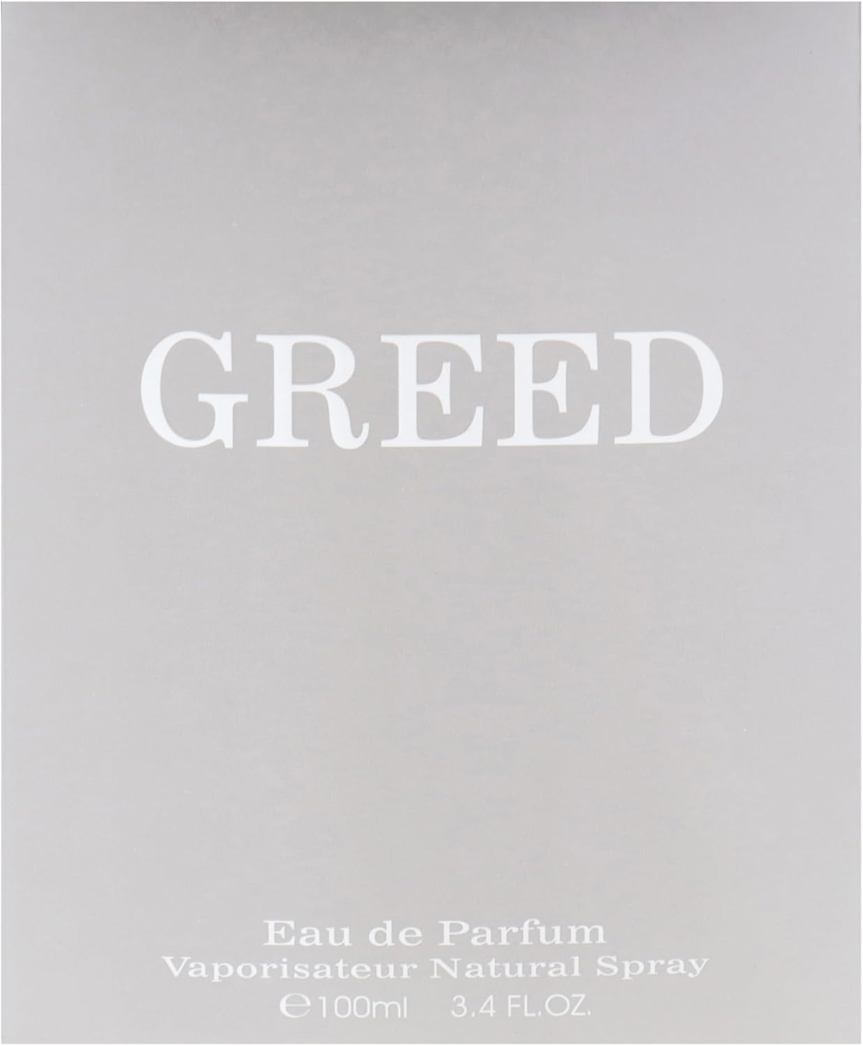 Greed Silver by Fine Perfumery for Men - 3.4 Oz EDP Spray