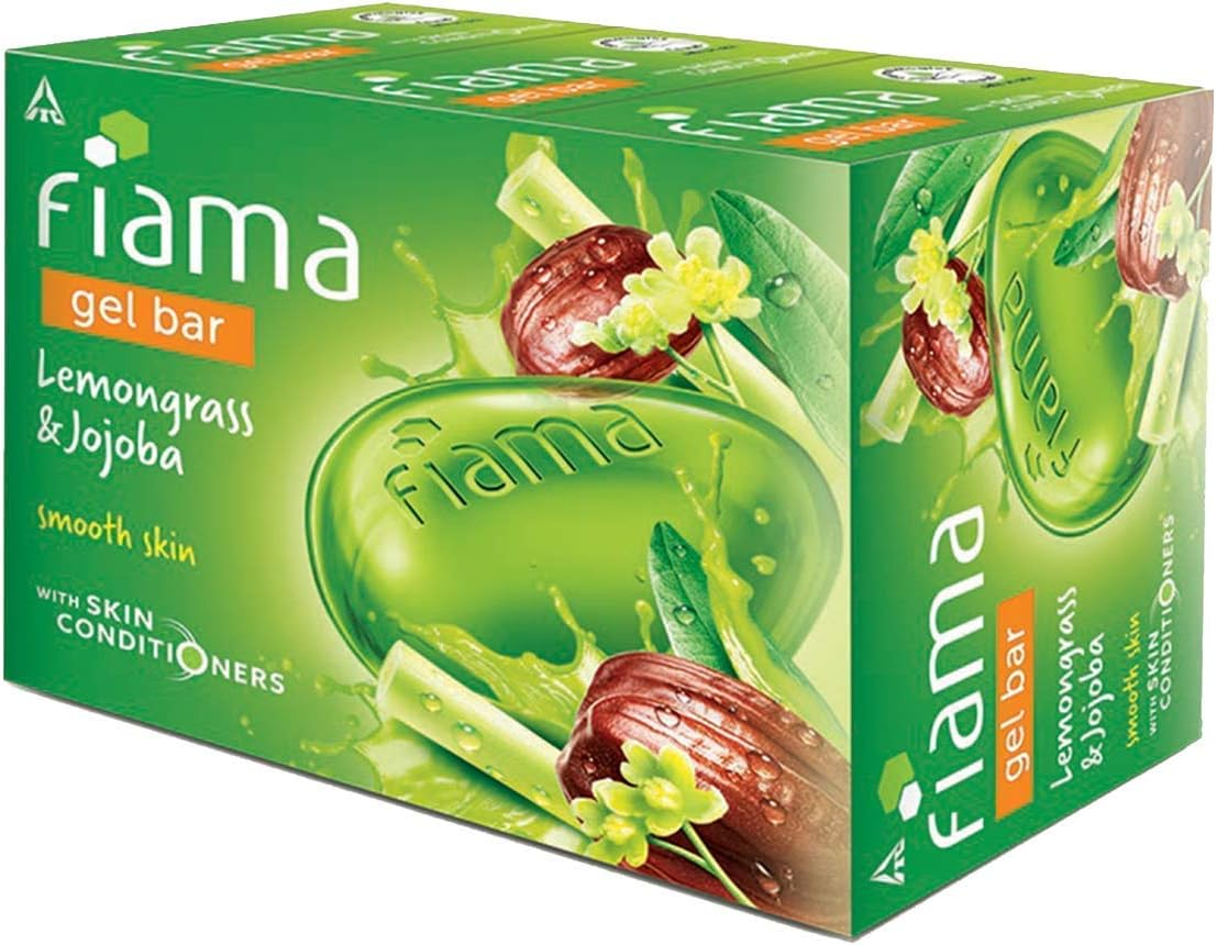 Fiama Gel Bar, Lemongrass and Jojoba for Smooth Skin, with Skin Conditioners, 125G (Pack of 3) image number 2
