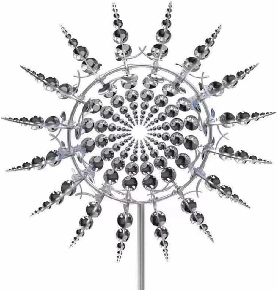 Garden Decoration Unique and Magical Metal Windmill Kinetic Metal Wind Spinners image number 5