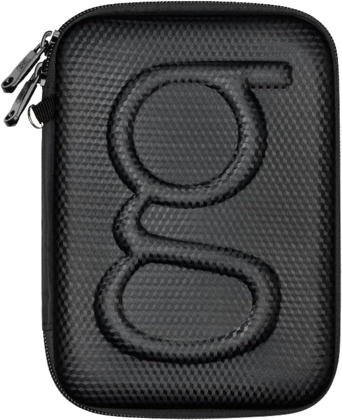 Glucology&trade; Diabetic Travel Case plus Size - Organizer for Blood Sugar Test Strips, Medication, Glucose Meter, Pens, Insulin Syringes, Needles, Lancets - Hardshell Carrier Pack - Plus, Black