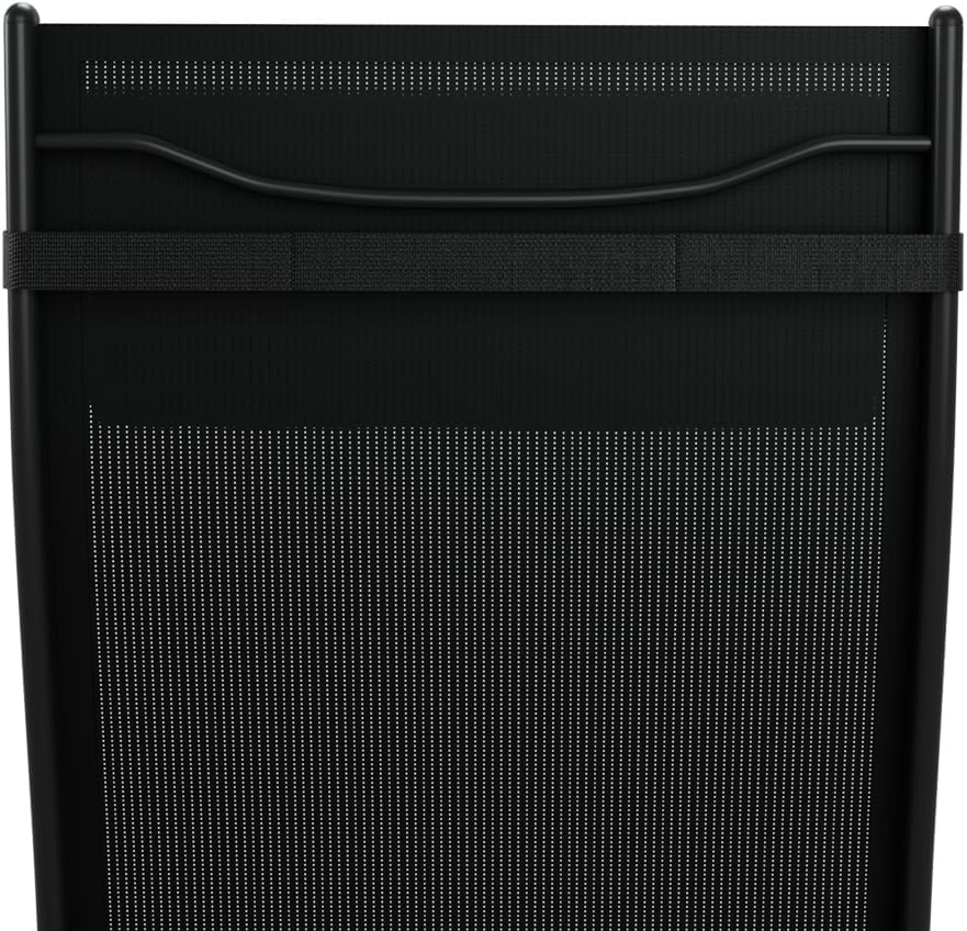 Gardeon 3Pcs Sun Lounge with Table, Camping Chair Lounger Day Bed Chaise Beach Chairs Outdoor Furniture Garden Patio Setting Pool Backyard, Adjustable Backrest Black image number 2