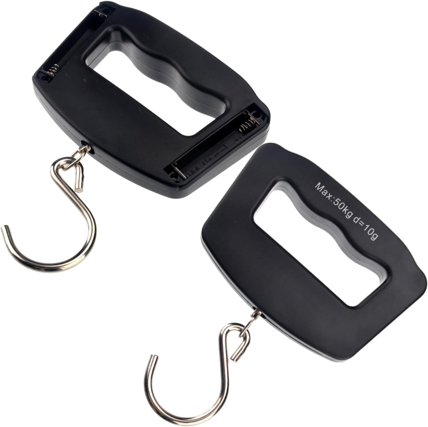 POPETPOP 2Pcs Portable Digital Electronic Scale for Luggage Hand Held Weighing Machine Backlit LCD Display Capacity for Travel and Outdoor Use image number 2