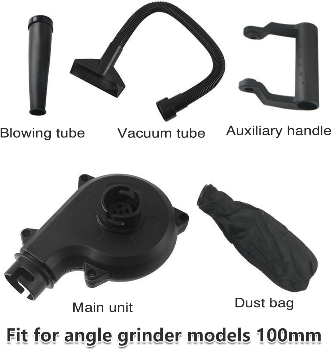 AIMALL Angle Grinder to Hairdryer Converter, Powerful Suction & Blower Tool Accessory, High-Efficiency Dust Removal, Quick Attach 13.7"X4.9" image number 3