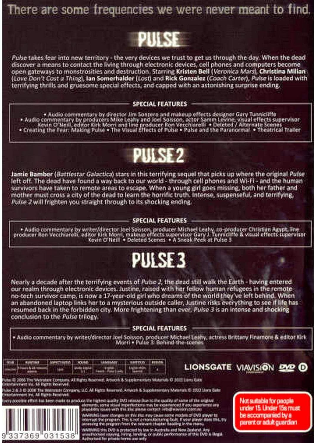 Pulse Trilogy (DVD) image number 1